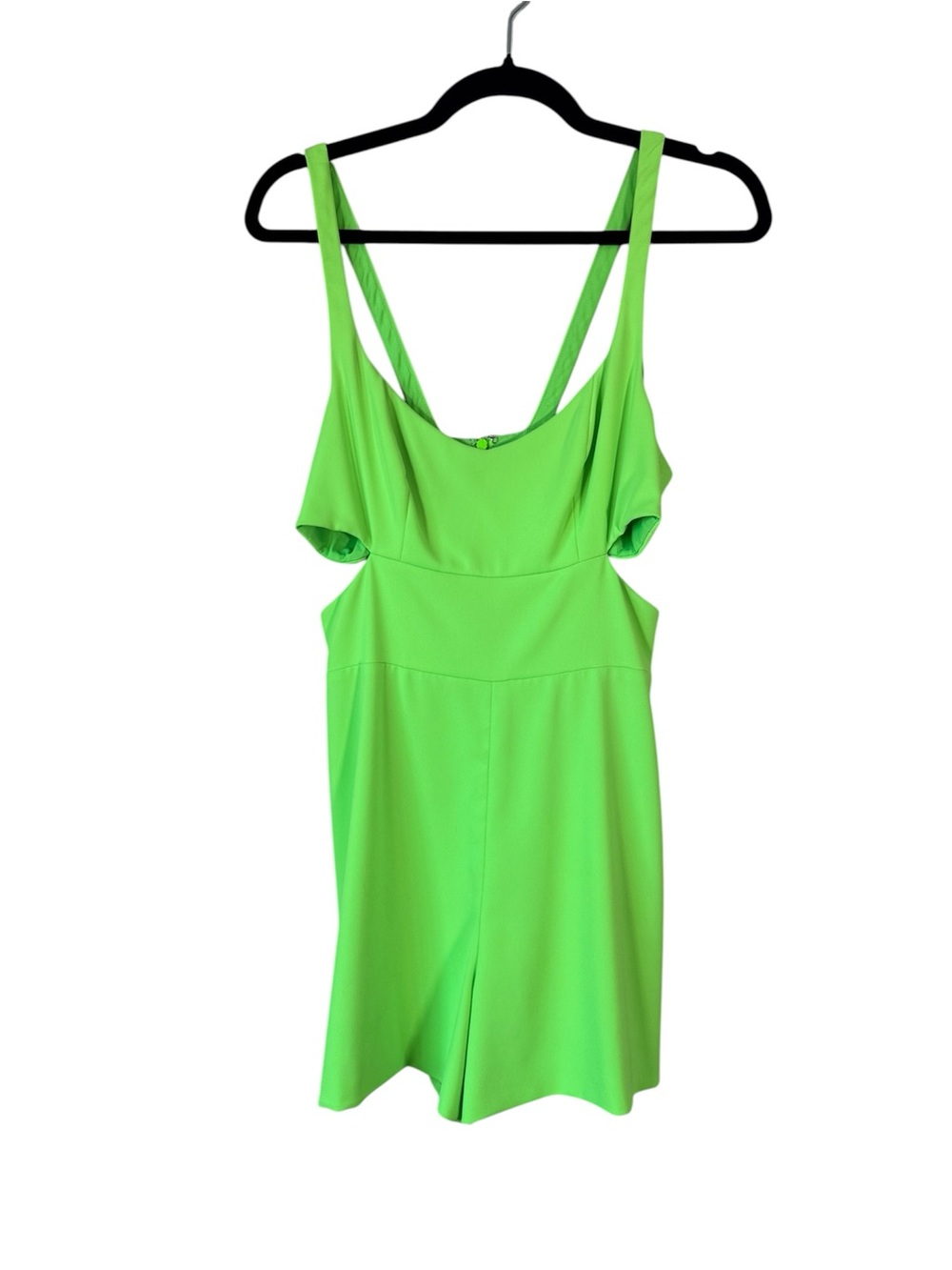 Jay Godfrey Hot Green Cutout Amelia Jumpsuit Womens 2 Baddie Luxury Designer